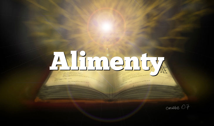 Alimenty