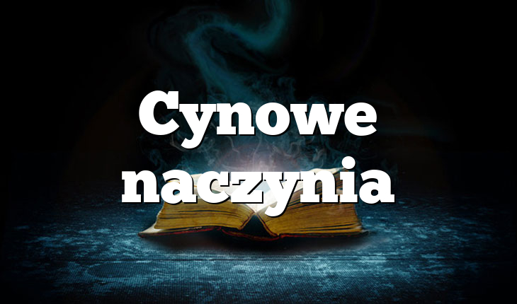 Cynowe naczynia