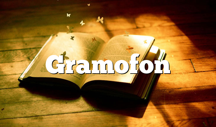 Gramofon