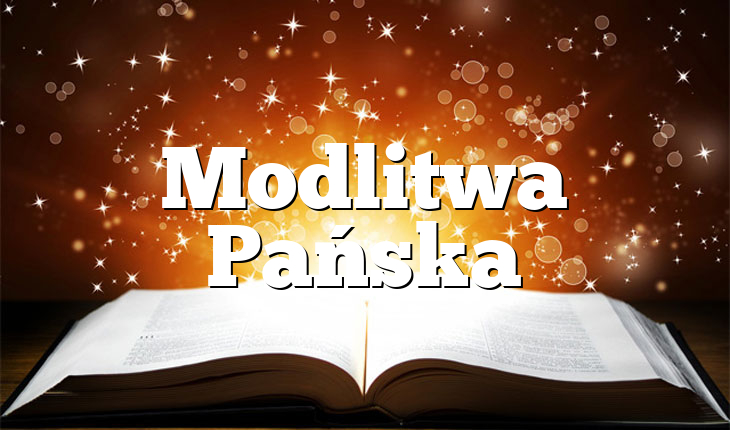 Modlitwa Pańska