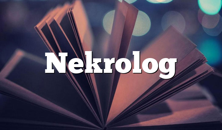 Nekrolog