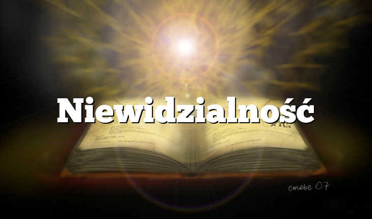 Niewidzialność