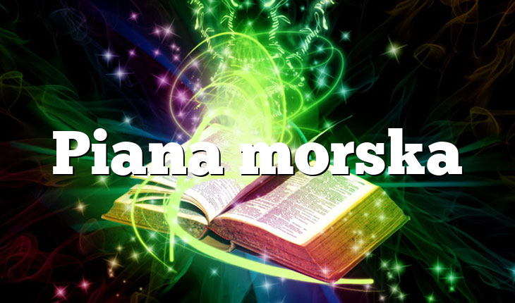 Piana morska