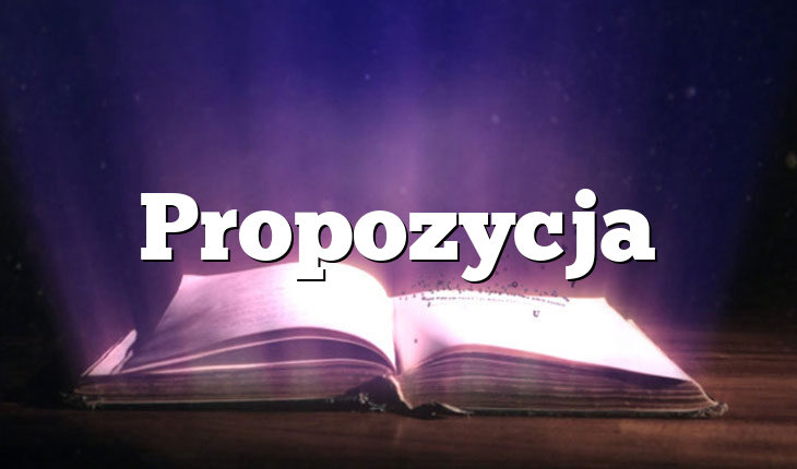 Propozycja