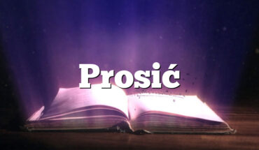 Prosić