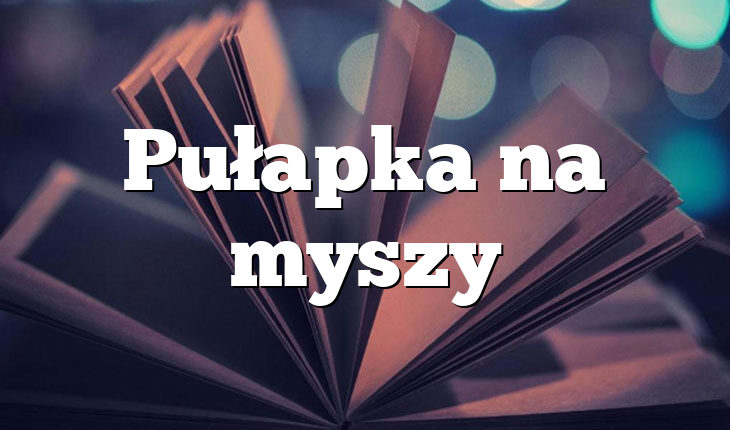 Pułapka na myszy