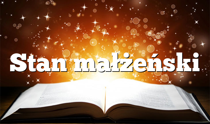 Stan małżeński