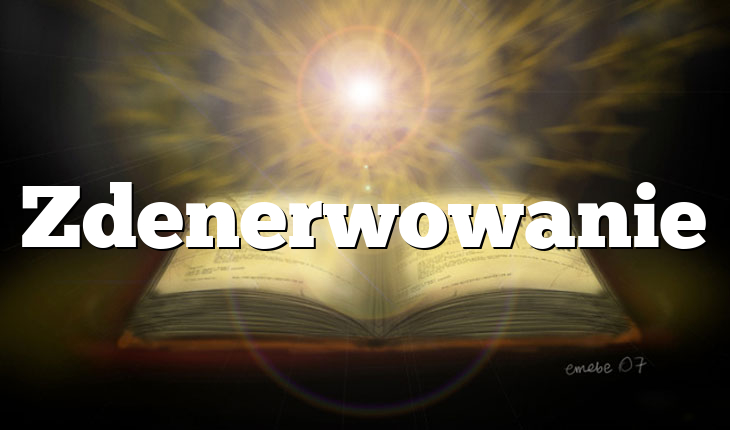 Zdenerwowanie