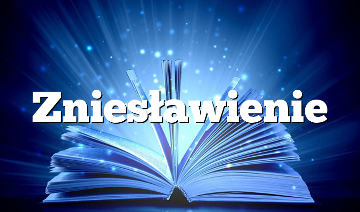 Zniesławienie