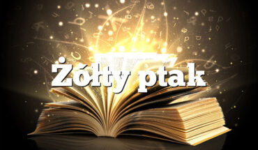 Żółty ptak